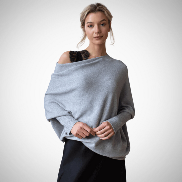 Zyrah | Asymmetrischer Schulterpullover
