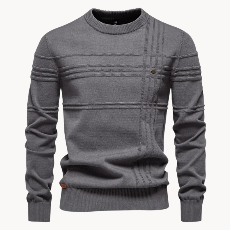 Ademar  | Herrenpullover mit Karomuster