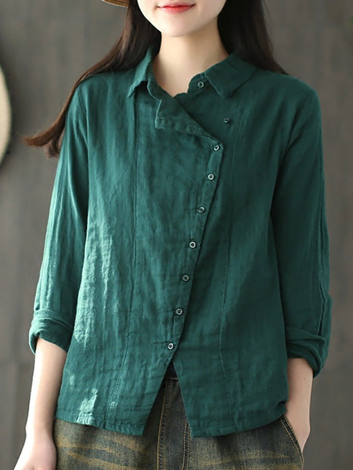 Pazia | Plus Size Baumwollhemd