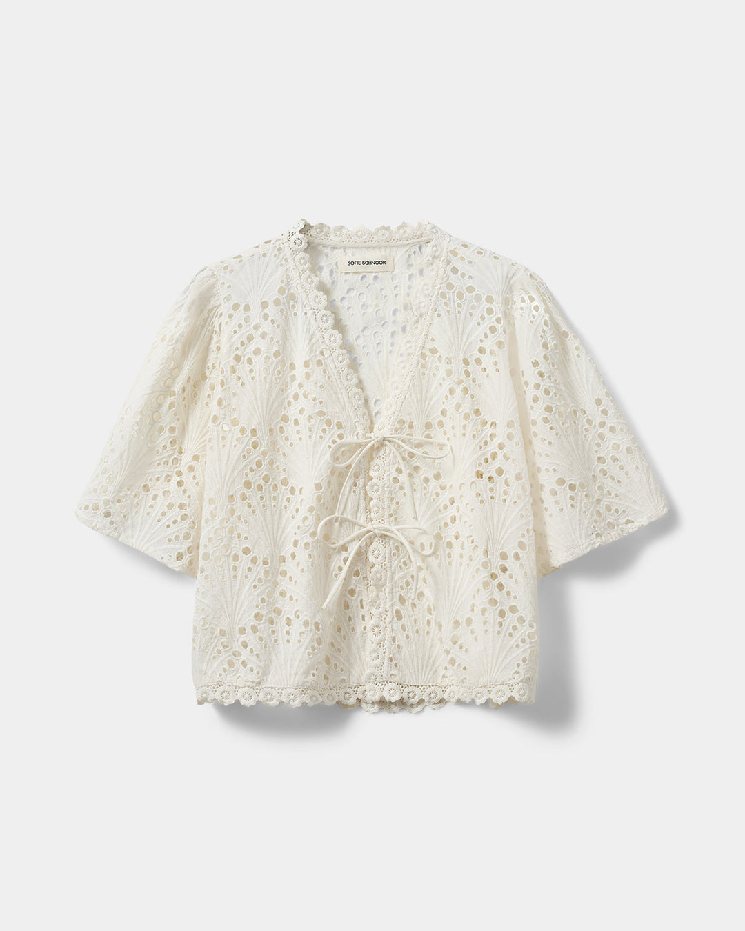 Debora | Elegante Broderie-Bluse