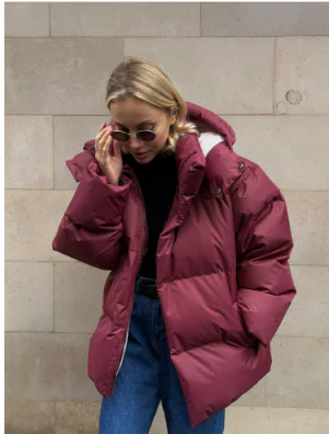 Jemayca | Damen Winterjacke mit Kapuze