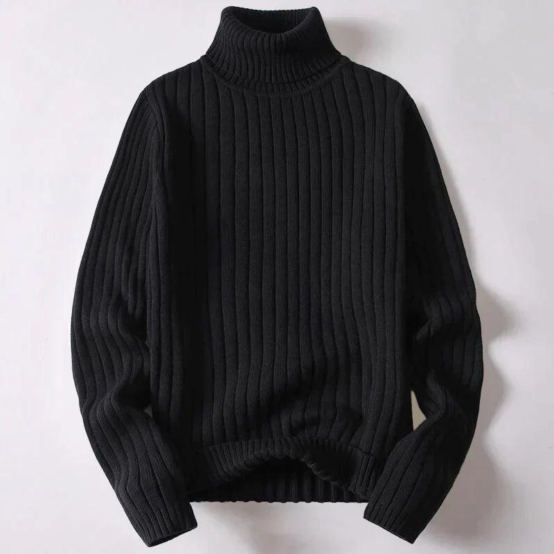 Tomas | Herren Rollkragenpullover Merinowolle