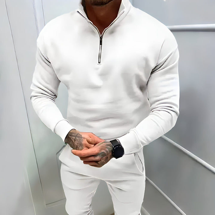 Elio | Herren Strickpullover mit Reißverschluss