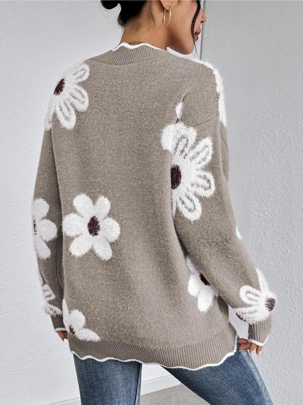 Lynith | Eleganter Floraler Pullover