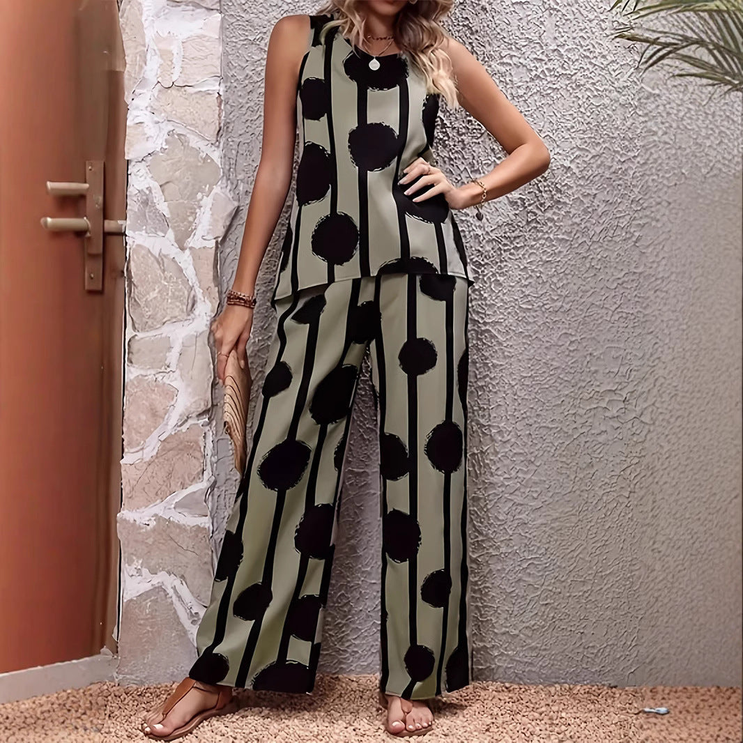 Senovia | Bedrucktes Streetstyle Zweiteiler-Set