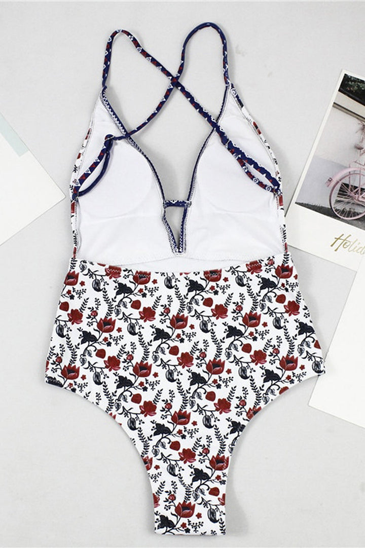 Helith | Boho Badeanzug mit V-Ausschnitt