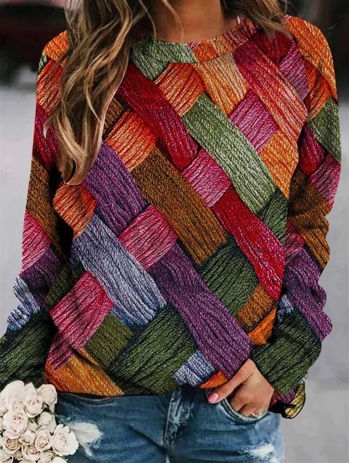 Drusillia | Gemusterter Damenpullover