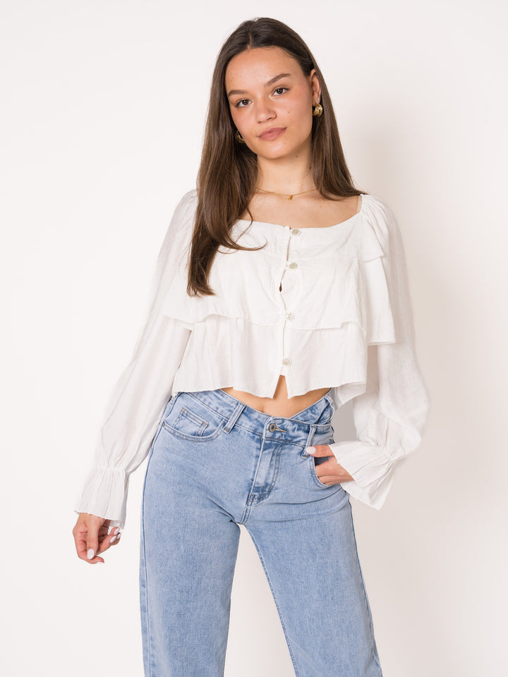 Talicia | Boho Bluse mit Volants