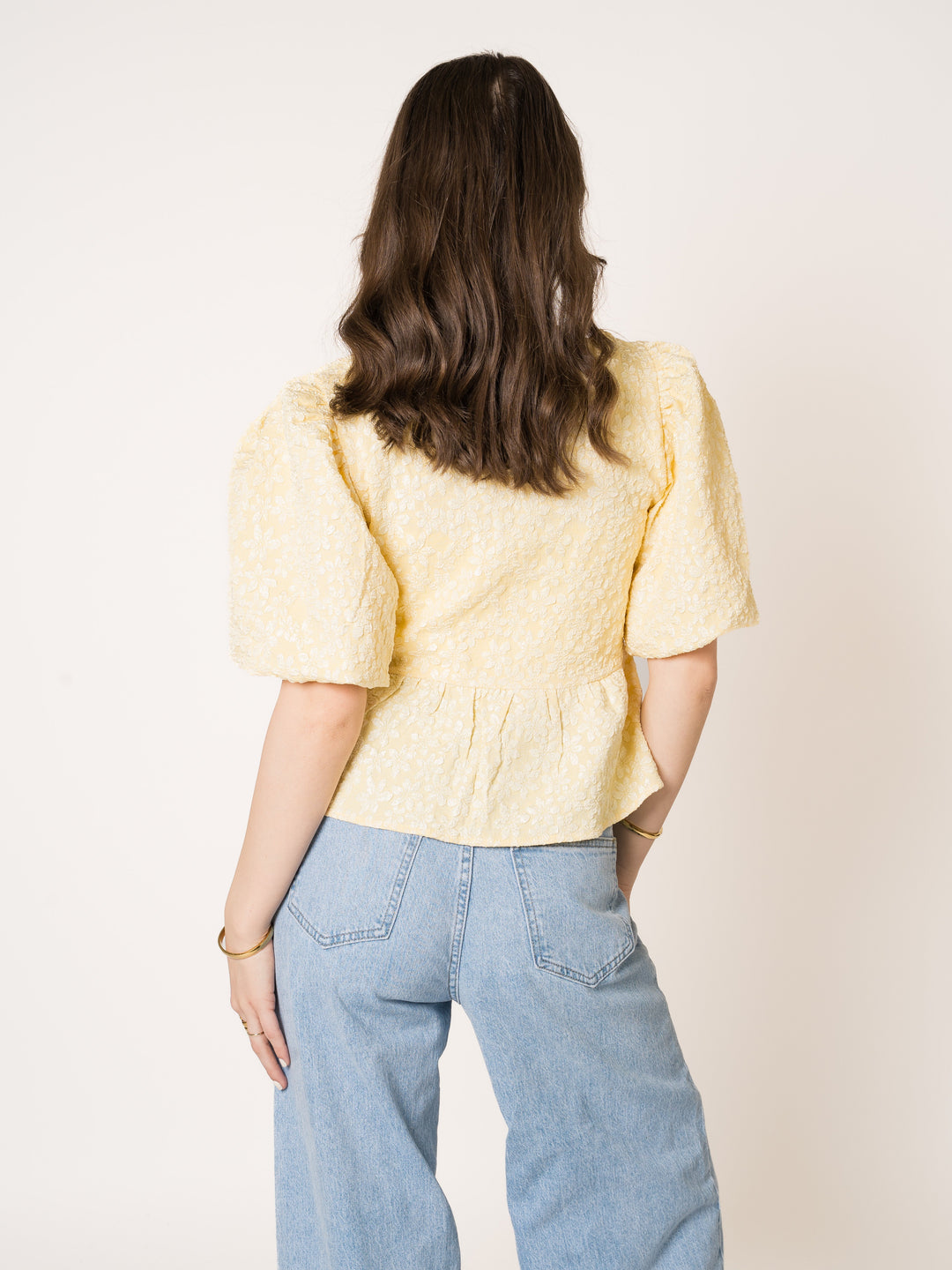 Minka | Elegante 3D-Blumenbluse