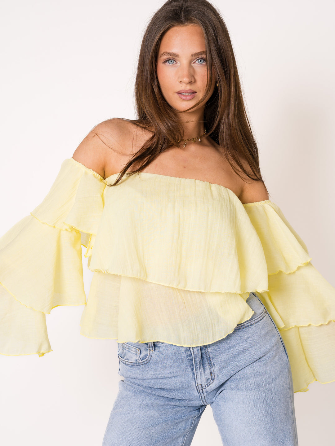 Alysha | Schulterfreie Sommerbluse