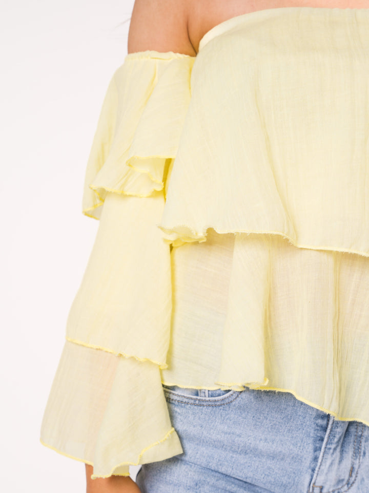 Alysha | Schulterfreie Sommerbluse