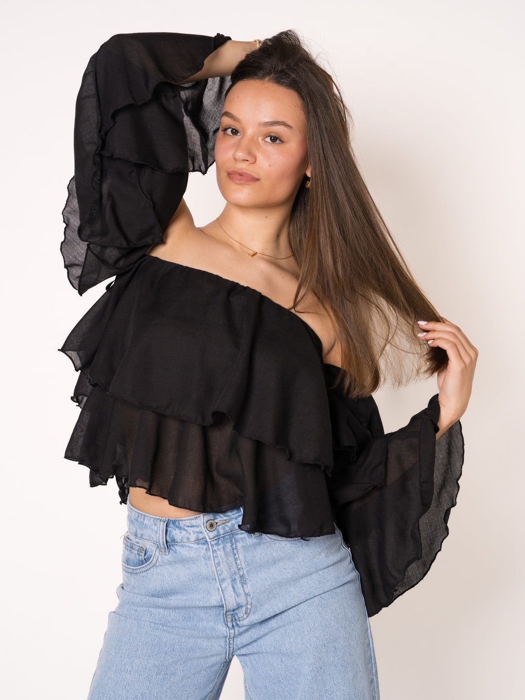 Alysha | Schulterfreie Sommerbluse
