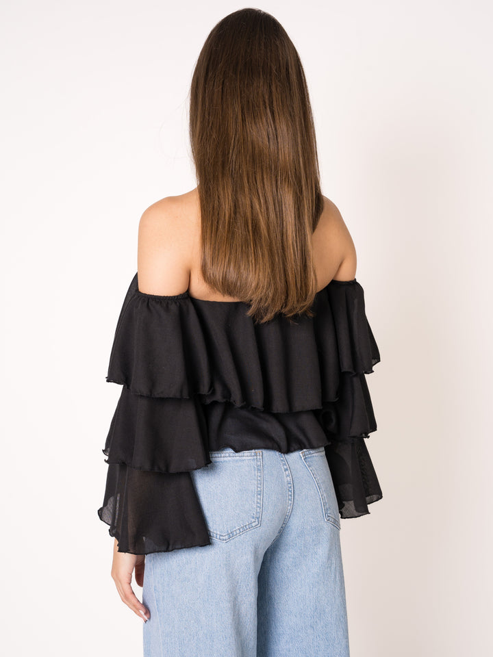 Alysha | Schulterfreie Sommerbluse