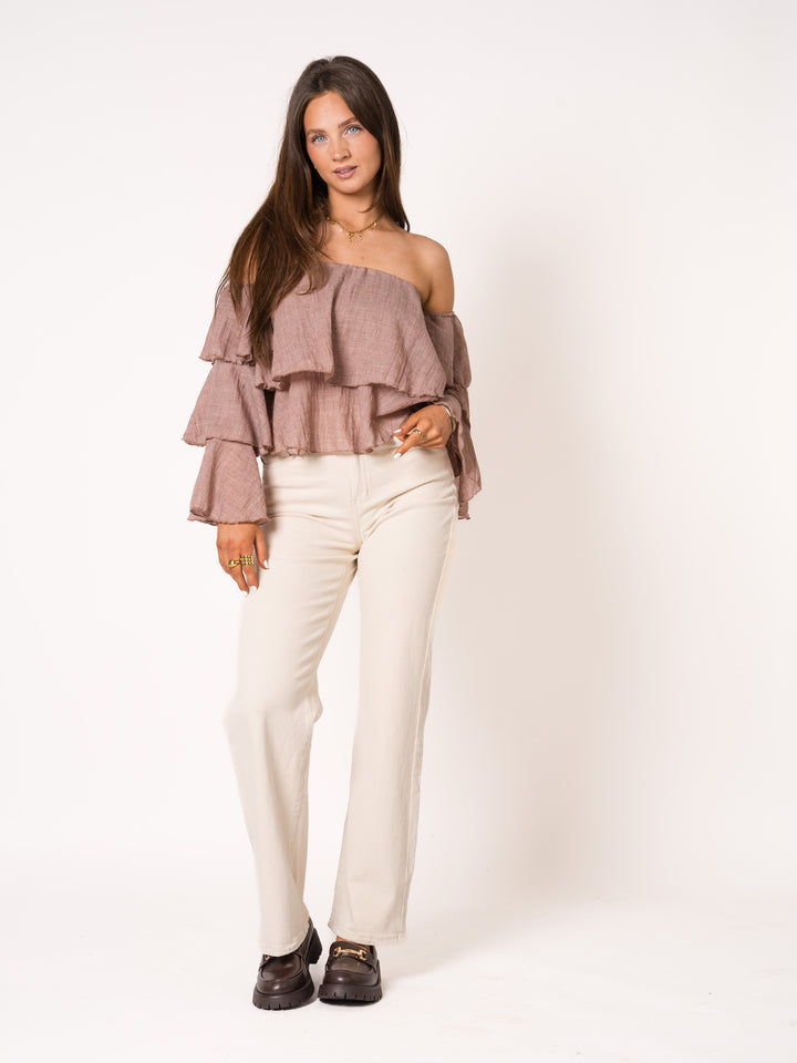 Alysha | Schulterfreie Sommerbluse