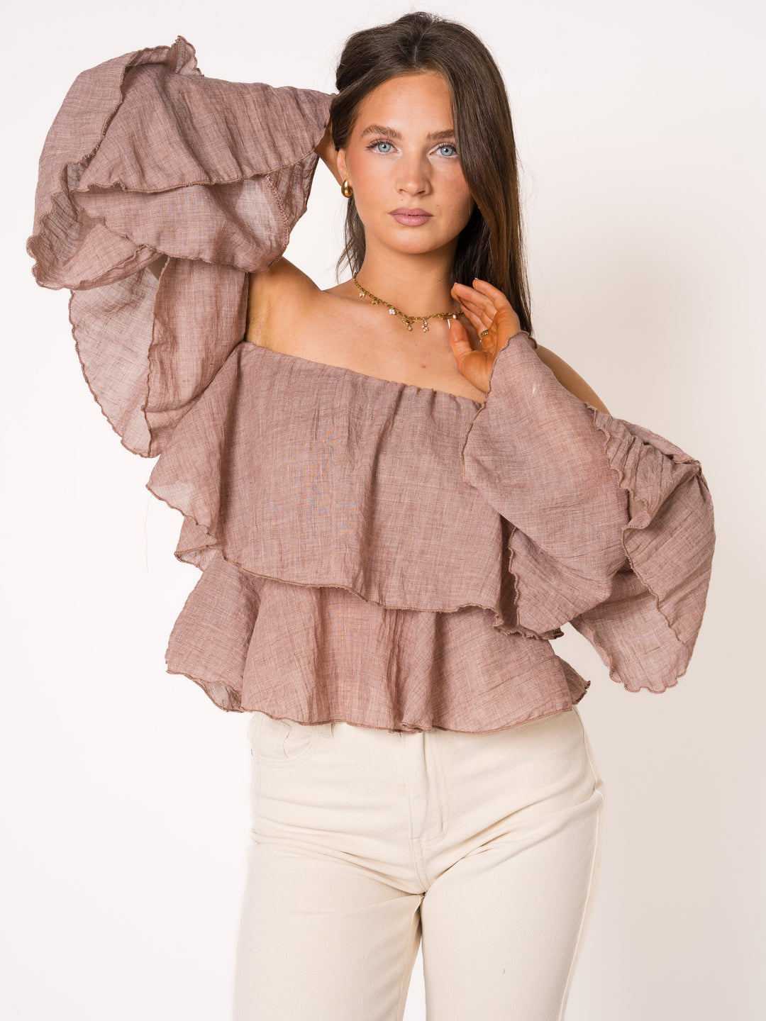 Alysha | Schulterfreie Sommerbluse