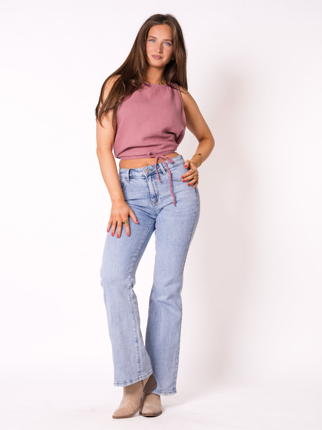 Emmelia | Leichtes Musselin Tanktop