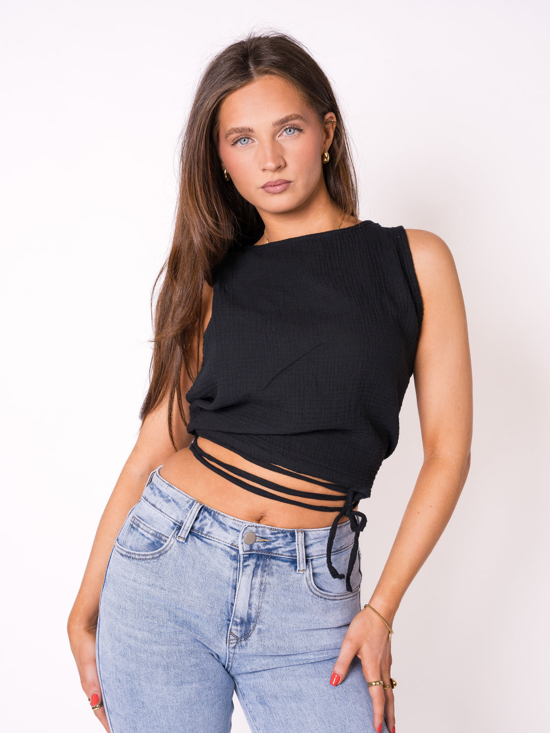 Emmelia | Leichtes Musselin Tanktop