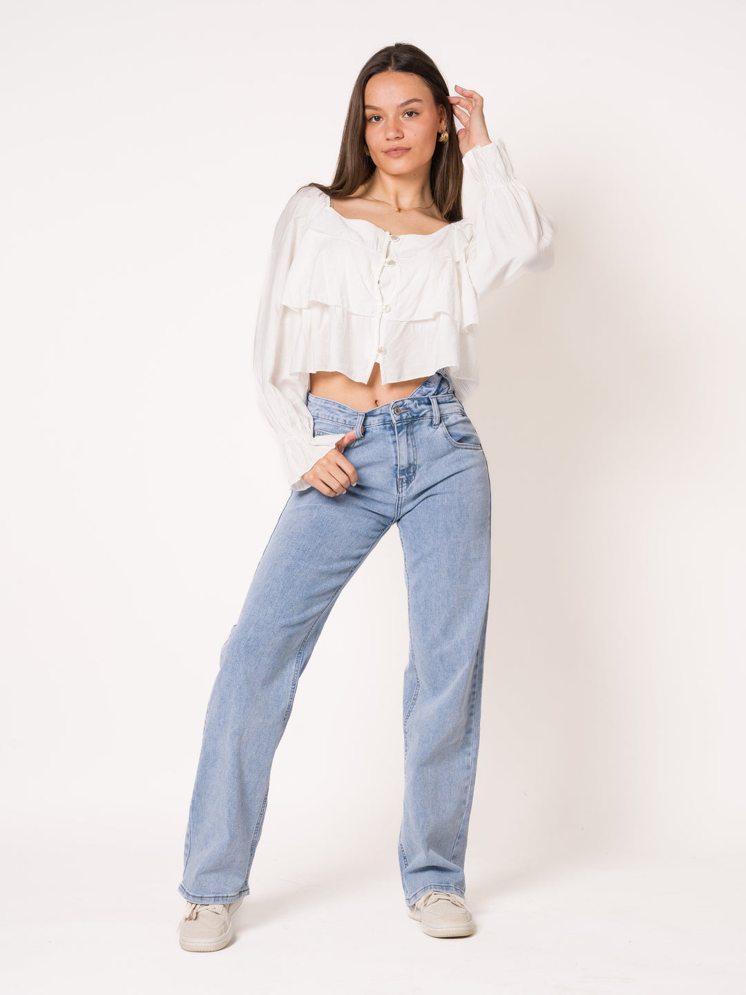 Talicia | Boho Bluse mit Volants