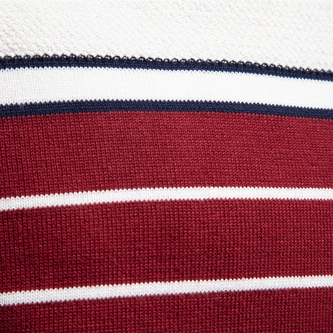 Vireo | Gestreifter Strickpullover Herren