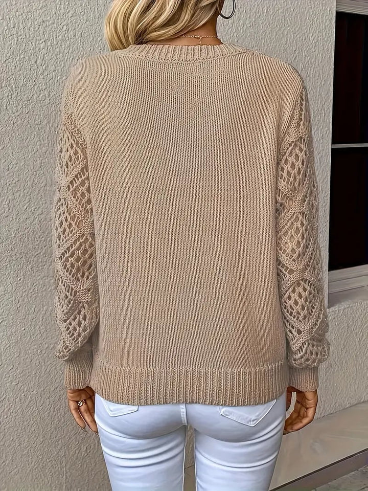 Loralie | Sweatshirt mit Spitze
