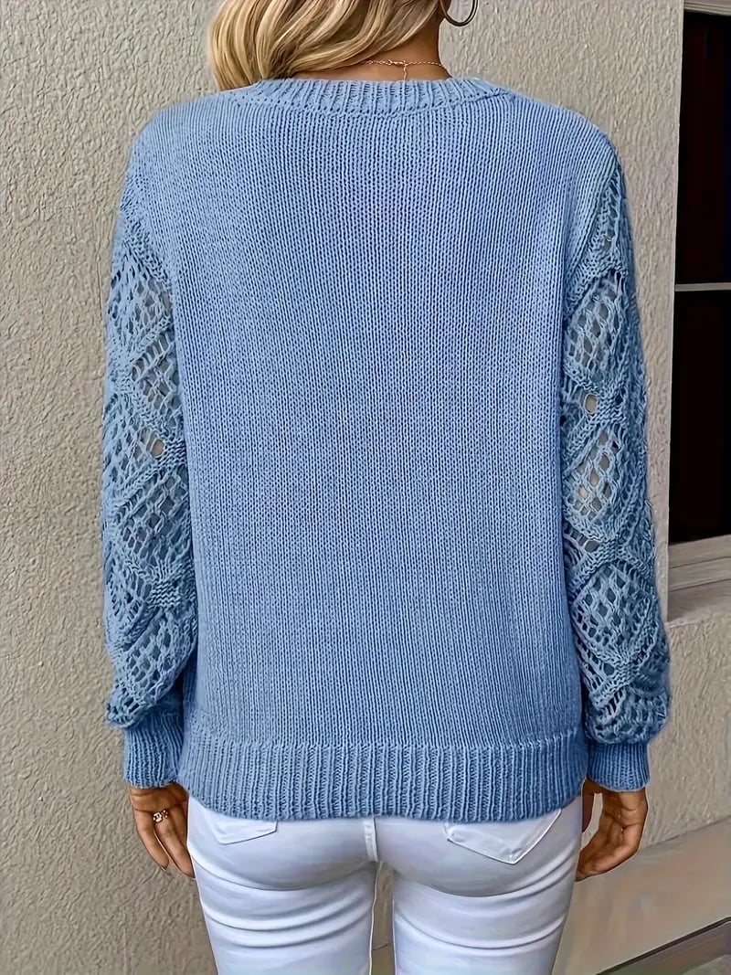 Loralie | Sweatshirt mit Spitze