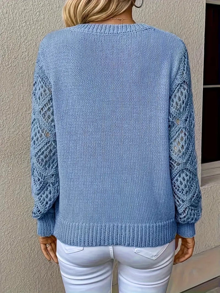 Loralie | Sweatshirt mit Spitze