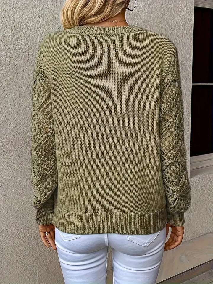 Loralie | Sweatshirt mit Spitze