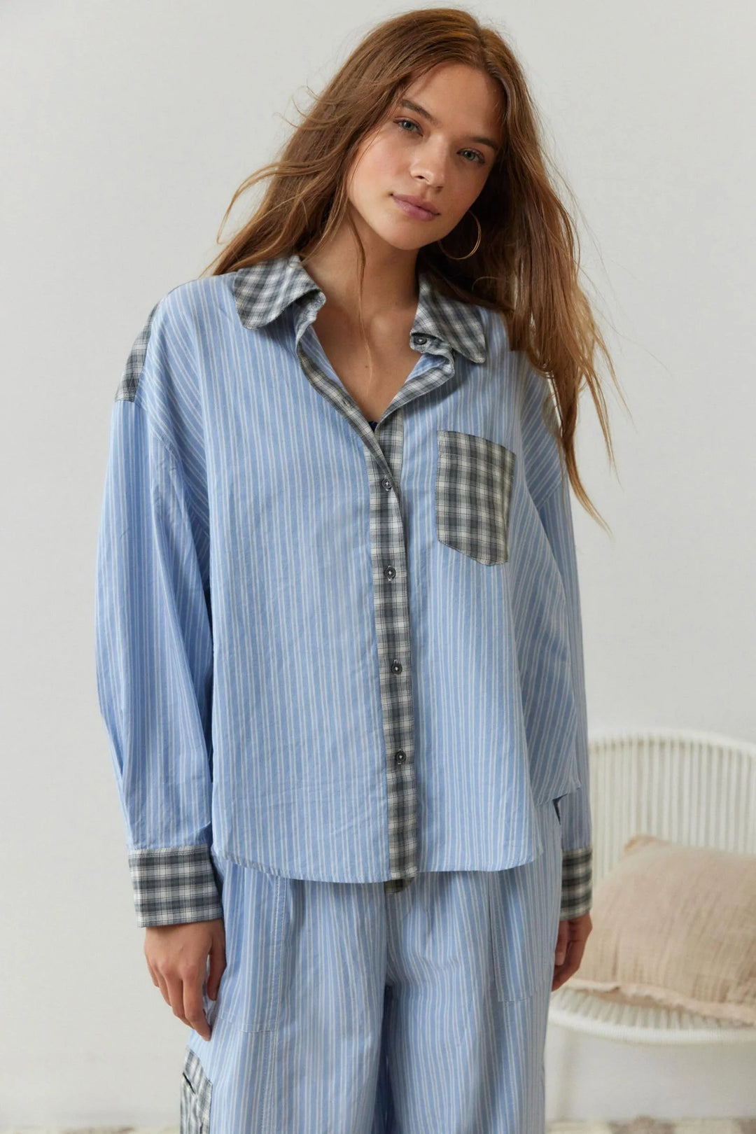 Amelina | Zweiteiliges lässiges Pyjama-Set