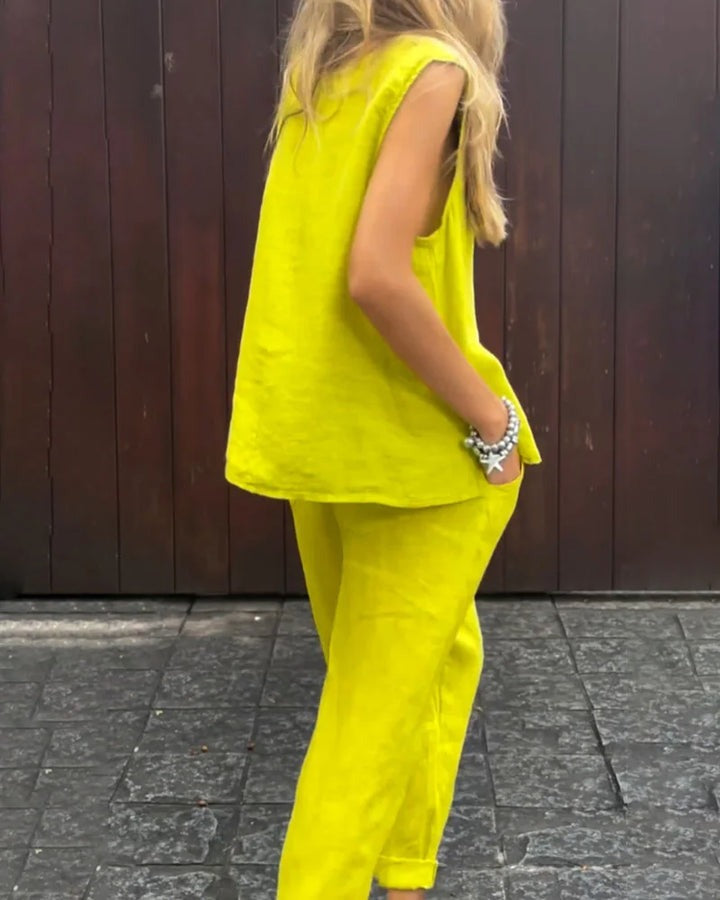 Prismara | Luftige Sommerbluse aus Leinen