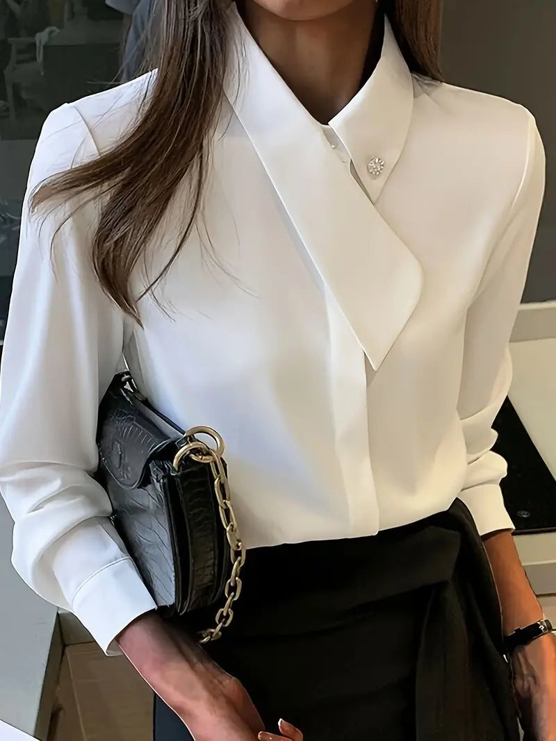 Tamsin | Damenbluse mit verdecktem Verschluss