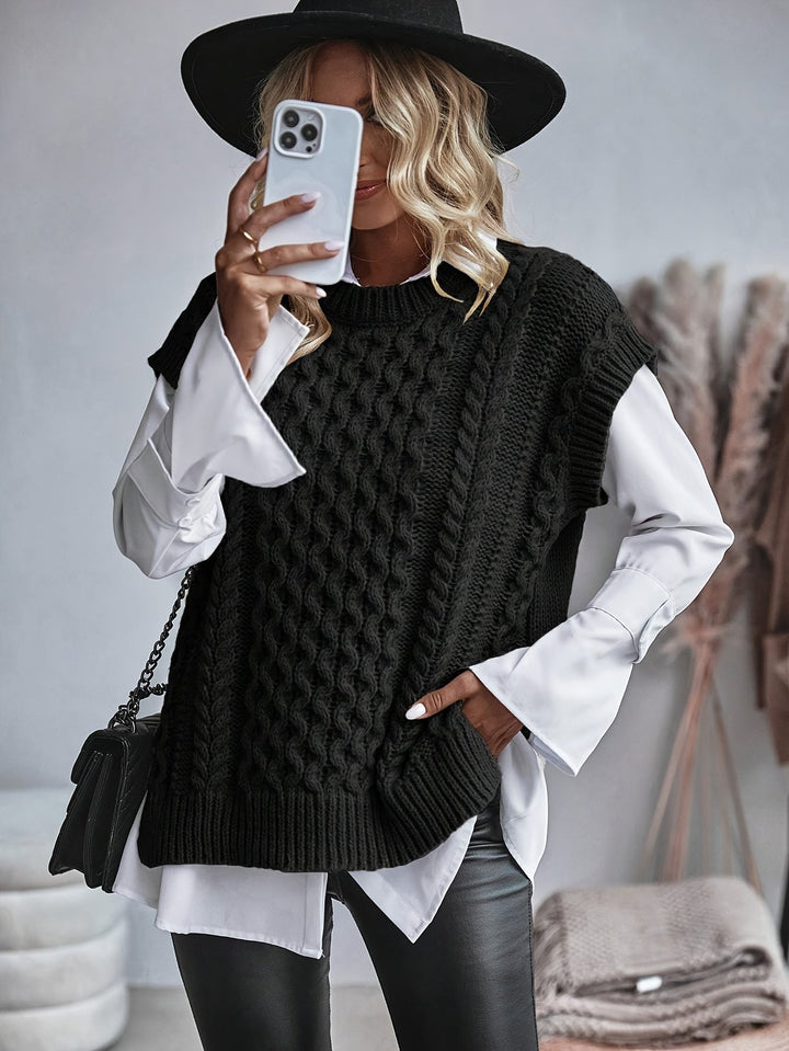 Oriolda | Modisches gestricktes Spencertop
