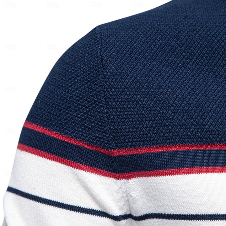 Vireo | Gestreifter Strickpullover Herren