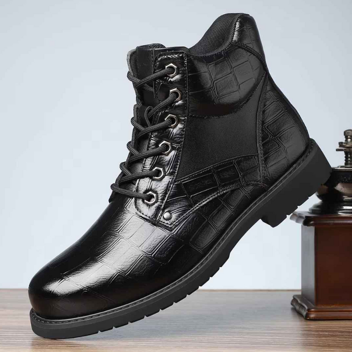 Luka | Herren Stiefeletten Kroko-Effekt