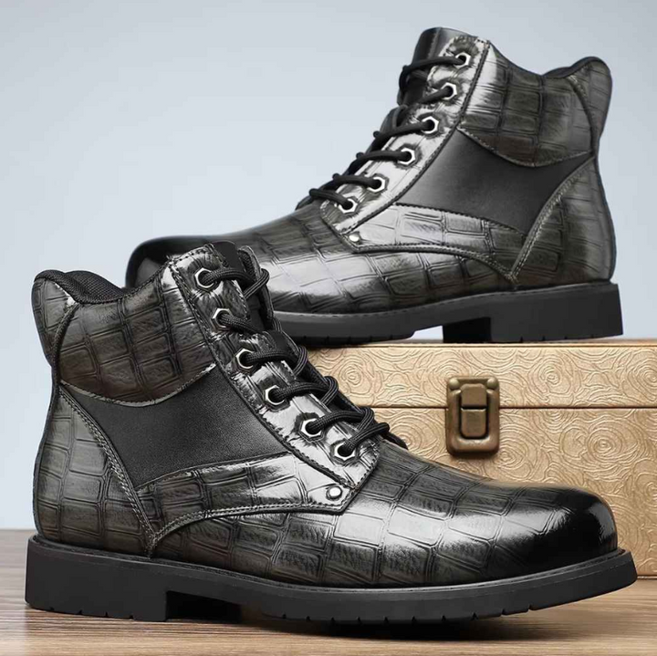 Luka | Herren Stiefeletten Kroko-Effekt