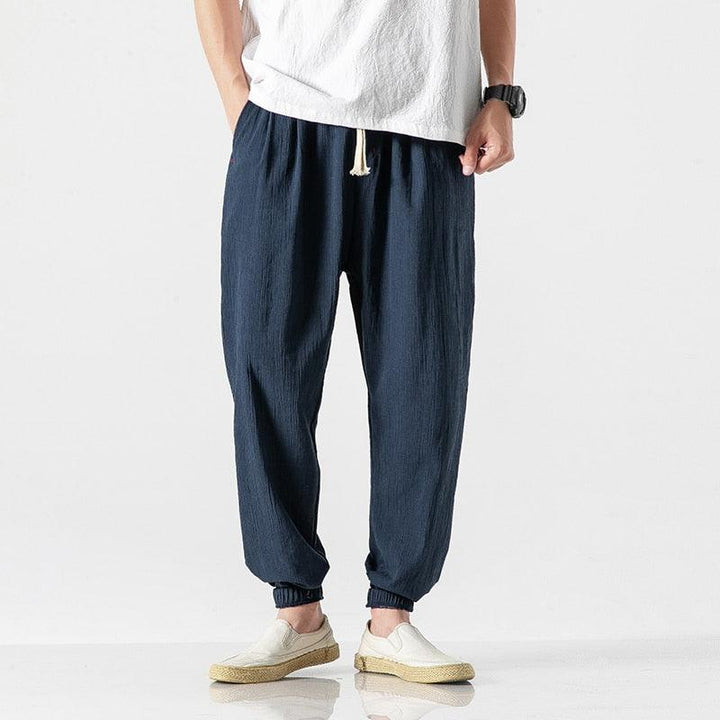Harlan | Boho Leinen Haremhose