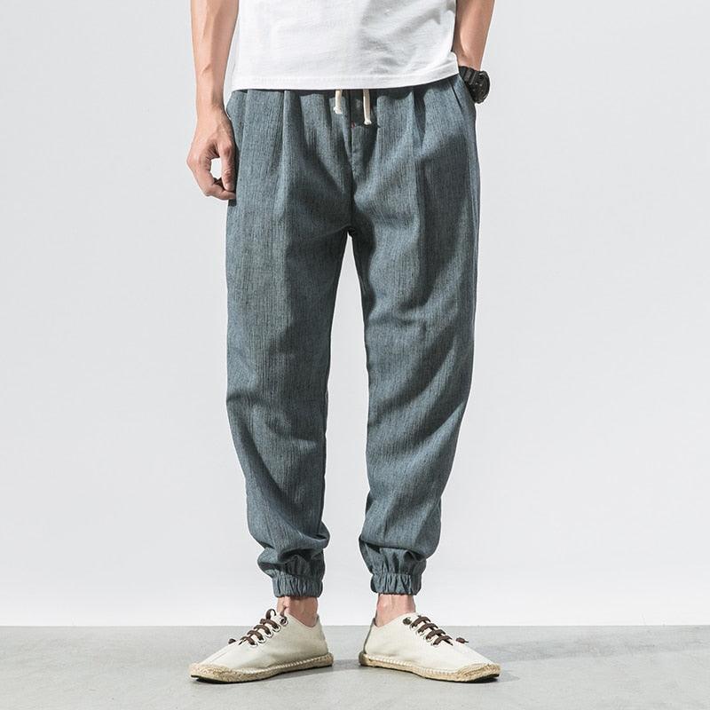 Harlan | Boho Leinen Haremhose