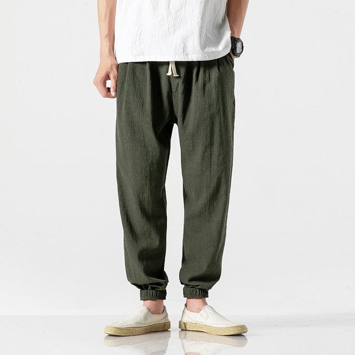 Harlan | Boho Leinen Haremhose