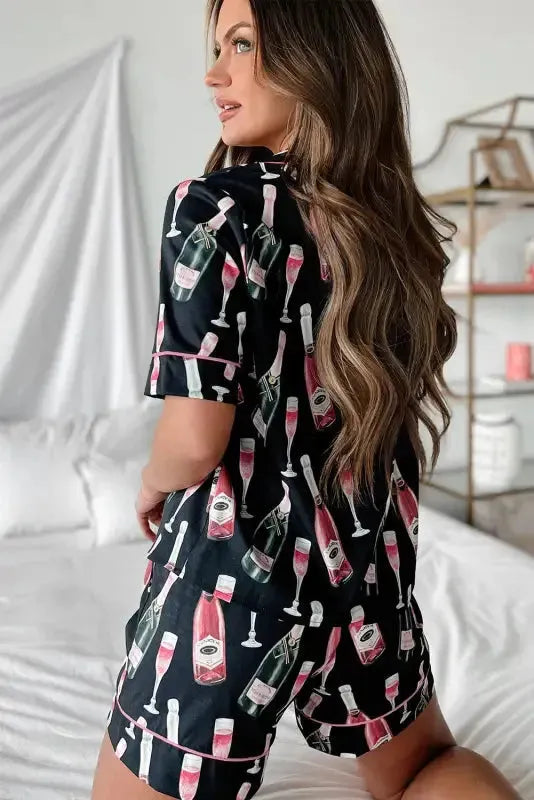 Zaylith | Seidiges Pyjama Set Damen