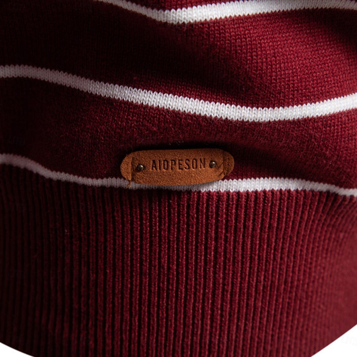 Vireo | Gestreifter Strickpullover Herren