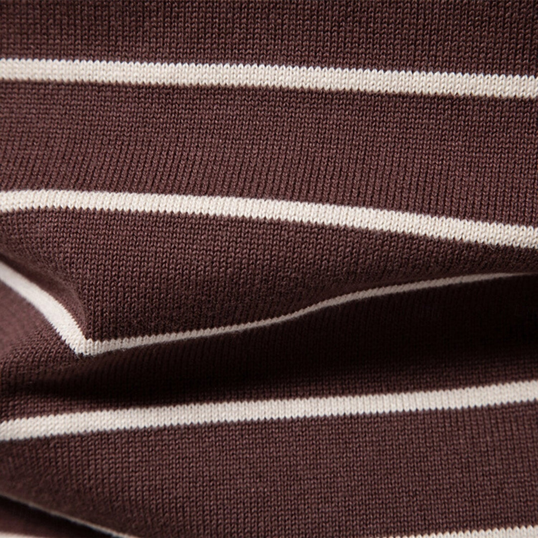 Vireo | Gestreifter Strickpullover Herren