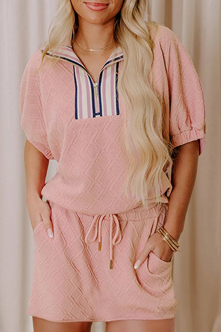 Ulissa | Chic gestreiftes Rock-Set