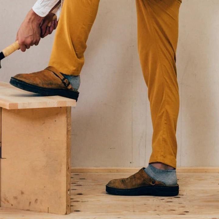 Fritzroy | Orthopädische Anti-Rutsch-Lederpantoffeln für Männer