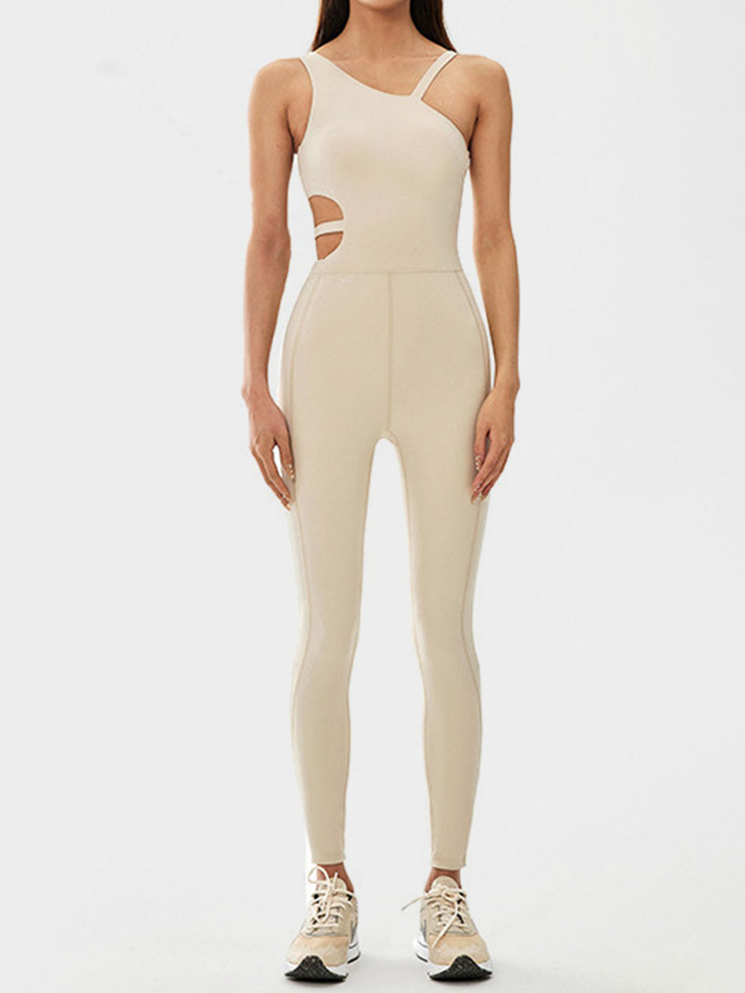 Lujza | Asymmetrischer Jumpsuit mit Ausschnitt