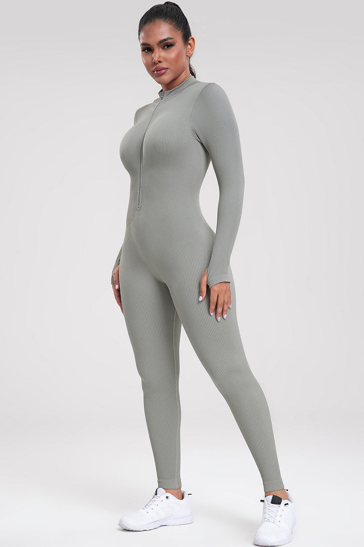 Marelda | Figurbetonter Reißverschluss-Jumpsuit