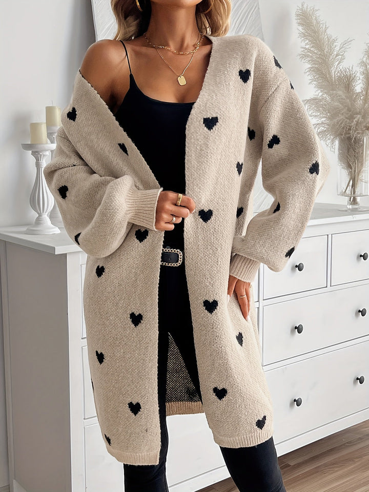 Federica | Lange Strickjacke