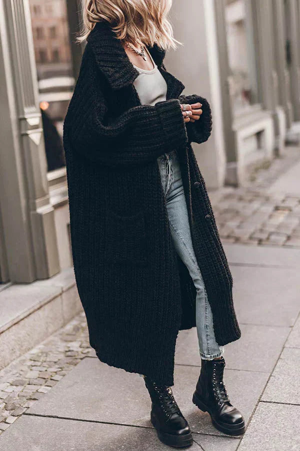 Artemisia | Strick-Cardigan mit Knöpfen und Taschen