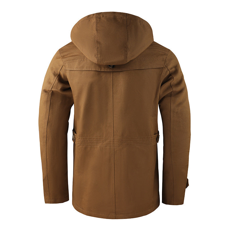 Gwydion | Herren Winterjacke mit Kapuze