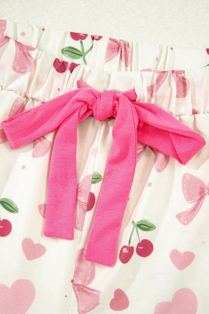 Esmira | Blumen Schlafanzug Set Damen