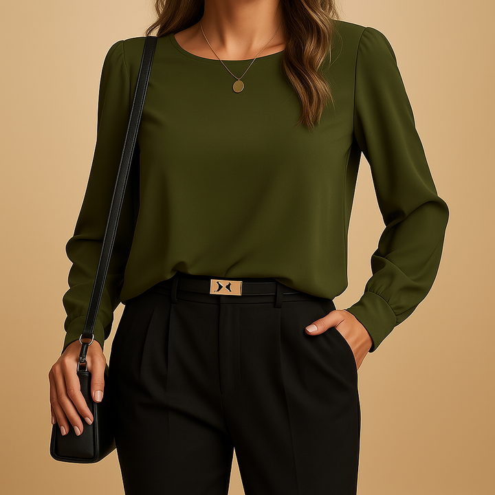 Cressilda | Damen Bluse Langarm