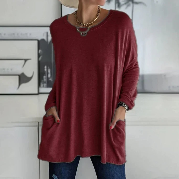 Gioia | Lässiger warmer Pullover in Übergröße